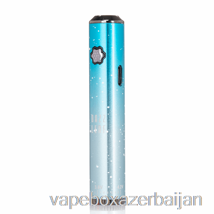 Vape Box Azerbaijan DAZZLEAF SQUARii Bottom Twist 510 Battery Sky Blue Splatter